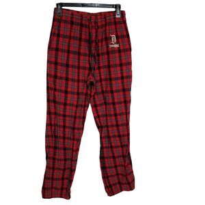 Disney Parks Mens Pajama Pant Small Disneyland Resort Holiday Mickey Plaid Red
